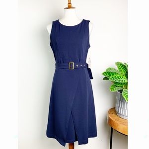 NWT NANETTE nanette lepore Belted Sleeveless Dress